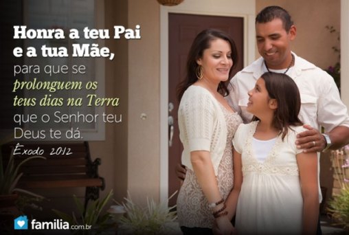 Honrar pai e mãe - Por Valdemir Caldas
