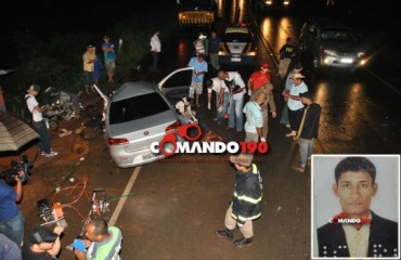 JI-PARANÁ - Condutor de veículo morre após colidir de frente com carreta