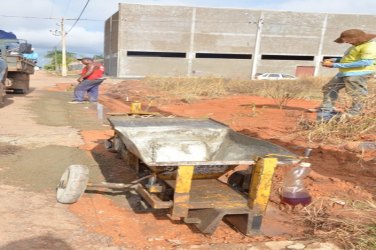 Obras de infraestrutura não param no período de chuvas