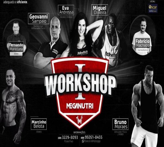 Acontece o I Workshop Meganutri neste sábado 