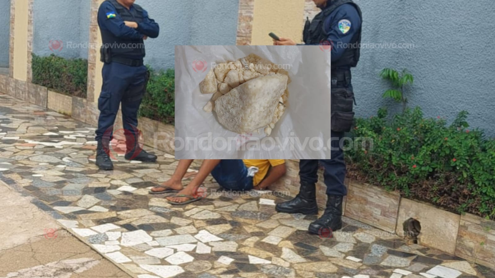 TRÁFICO: Equipe do sargento Machado flagra adolescente com drogas no Embratel 