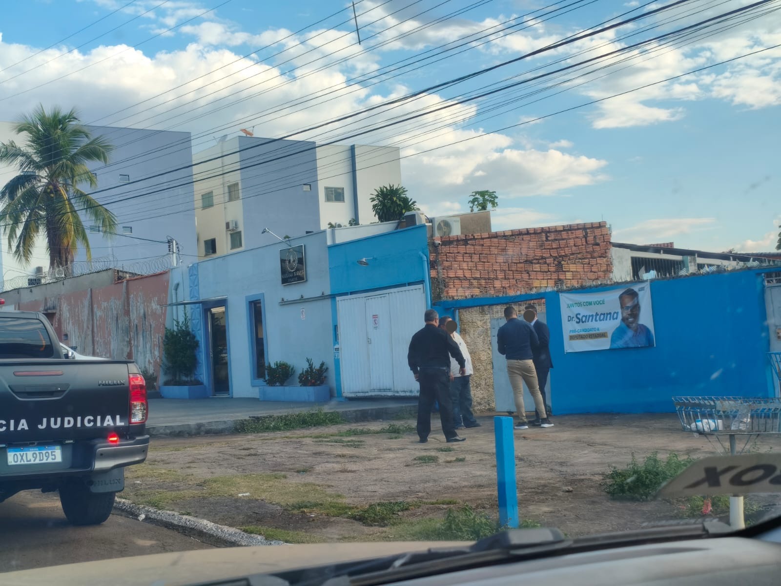 ELEIÇÕES 2026: Polícia Judicial fiscaliza suposta propaganda irregular do pré-candidato Dr. Santana 