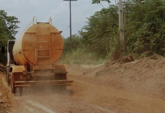 Estrada do Belmont é pavimentada com tecnologia que reduz os custos 