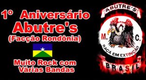 Abutres Moto Clube comemoram 1º aniversário em Rondônia