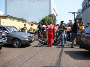 Acidente na Vieira Caúla leva dois para HB - foto