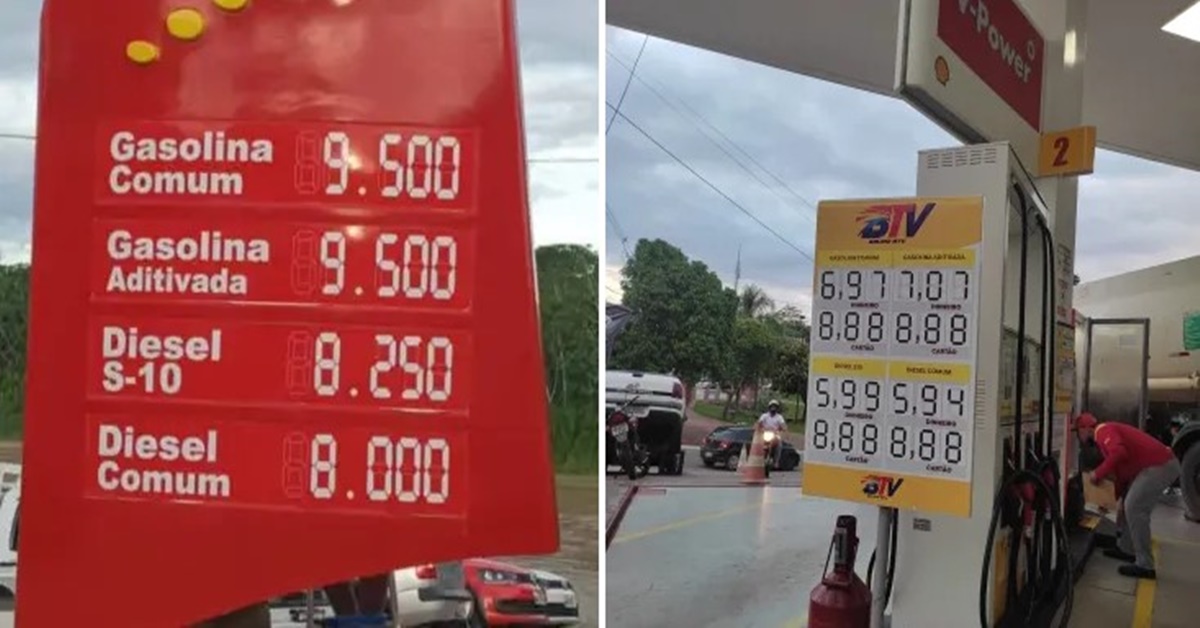 DOENDO NO BOLSO: Acre tem preço da gasolina a quase R$ 10 após novo reajuste