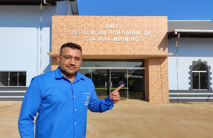 RIBEIRO DO SINPOL: Deputado participa da entrega do Porto Fluvial em Guajará-Mirim