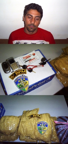 Polícia apreende mais de seis quilos de cocaína na garupa de uma moto - Confira fotos