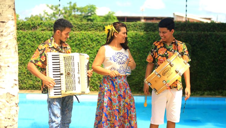 Sorteio de Mesa para o Esquenta de São João, trio  Oxe Maninho