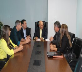 Edson Martins e Maurão se reúnem com Governador e Prefeito do interior