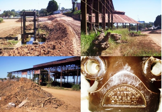 Entidades denunciam no MPF e PF destruição de peças centenárias nas obras da Madeira Mamoré