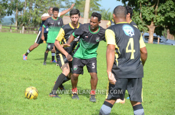 DISPUTA: Nova Brasilândia do Oeste abre Campeonato Veteranos de futebol de campo