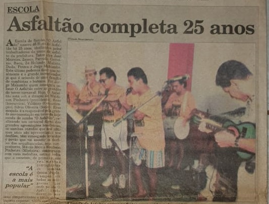 CINQUENTENÁRIO: Exposição na Biblioteca Francisco Meireles conta a história da Escola de samba Asfaltão