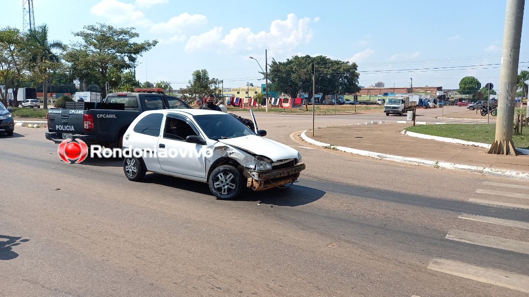 VÍDEO: Acidente entre carros deixa mulher lesionada na Jorge Teixeira