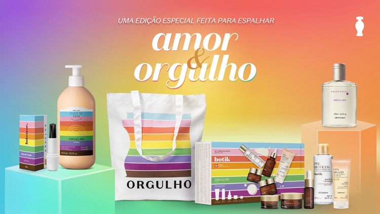 AMOR E ORGULHO: O Boticário lançou coleção multicategoria em apoio à comunidade LGBTQIA+