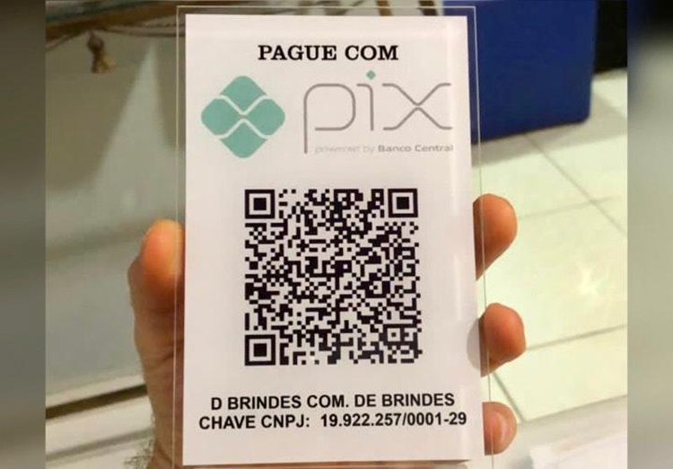 FACILIDADE: Promove Brindes fabrica placas de pagamento com o PIX para empresas 