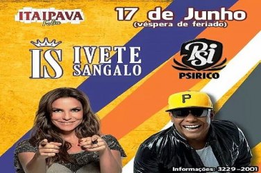 Ivete Sangalo e Psirico se apresentam nesta terça em Porto Velho