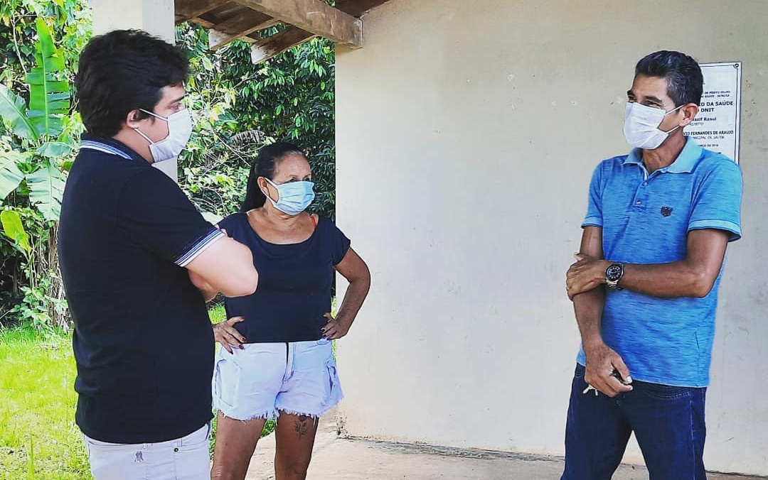 UNIDADE: Ponto de apoio da saúde Vila DNIT recebe visita do vereador Raí Ferreira