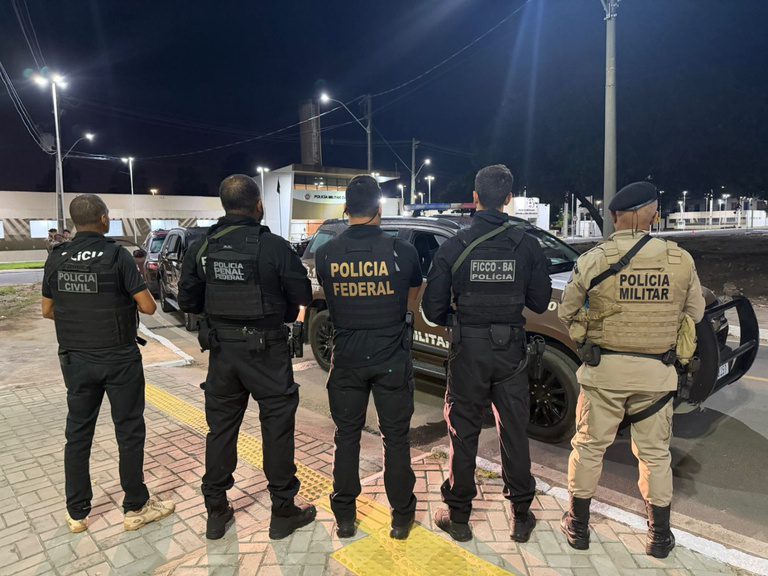 FORÇA INTEGRADA: Operação mobiliza polícias em todo o país contra o crime organizado