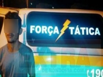 Força Tática captura homem com mandado de prisão