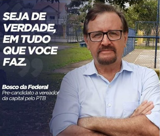 CAPITAL: Bosco da Federal anuncia pré-candidatura a vereador pelo PTB