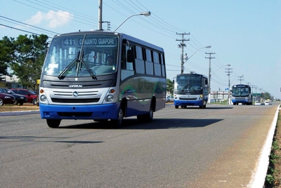 Novos ônibus integram frota de transporte coletivo na capital