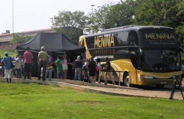 Ônibus do Concurso Menina Fantástica já está em Porto Velho