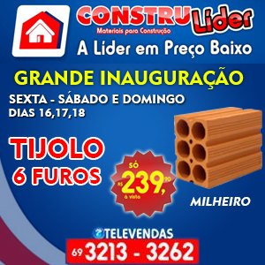 Construlider a líder em Materiais de Construção

