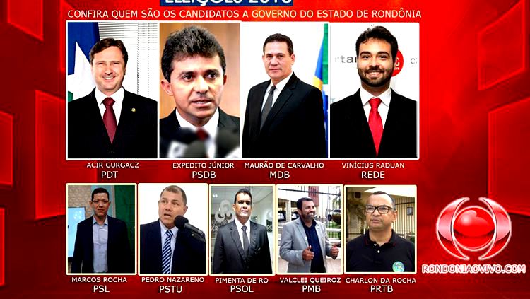 PROGRAMAÇÃO: Agenda dos candidatos ao Governo de RO para esta sexta-feira, 31