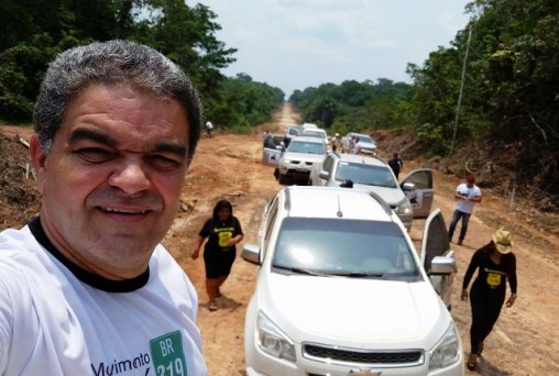 Aélcio da TV destaca importância da Caravana Pró BR 319