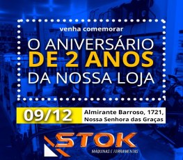 Churrasco, brindes e ofertas, neste sábado na STOK