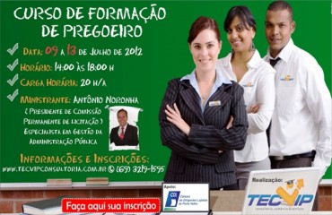 ATENÇÃO – Curso para licitação e pregoeiros 