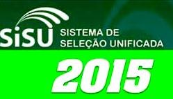 SISU 2015 - Inscrições começam no dia 19 de janeiro