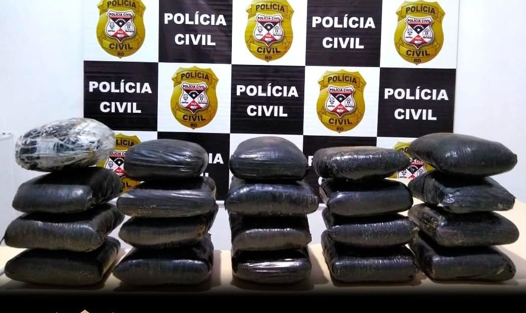 COCAÍNA: Polícia Civil prende traficante com mais de 22 quilos de droga