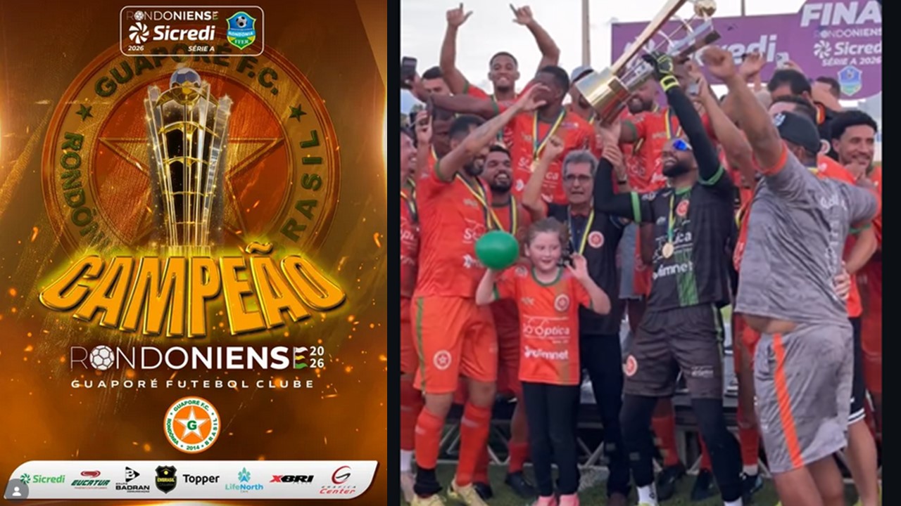 TÍTULO HISTÓRICO: Guaporé conquista pela primeira vez o Campeonato Rondoniense de Futebol