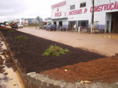 Prefeitura da “cidade do Jerico” continua obras de embelezamento no centro de Alto Paraíso - Foto