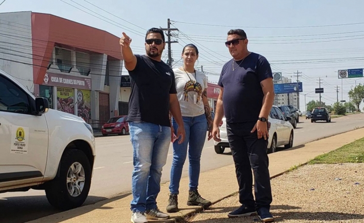 Dr. Gilber se reúne com a Sema para tratar de arborização da Av. Rio Madeira 