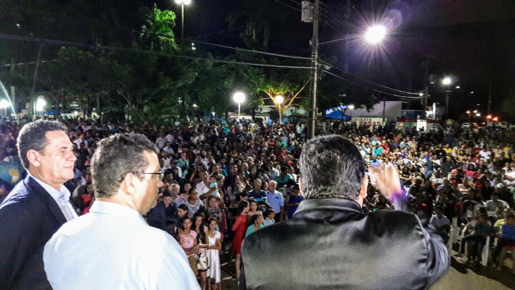 Ezequiel Junior prestigia show gospel de Daniel e Samuel em Machadinho D’Oeste