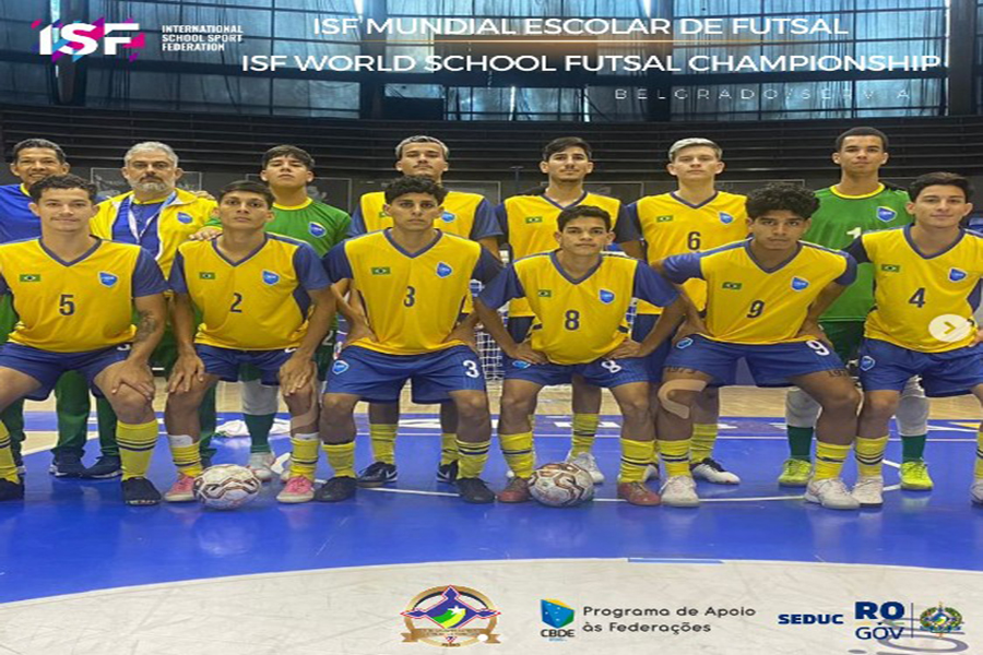 MUNDIAL DE FUTSAL: Major Guapindaia termina competição como 5º melhor do mundo