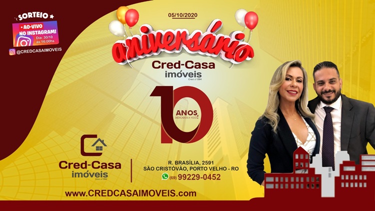 Feirão de aniversário CredCasa Imóveis com ofertas imperdíveis