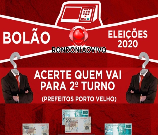 PREMIAÇÃO DE R$ 600: Bolão do Rondoniaovivo premiou quem acertasse os candidatos que iriam para o 2º turno