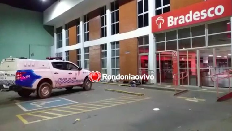 ARROMBAMENTO: Bandidos invadem novamente agência do Bradesco na capital