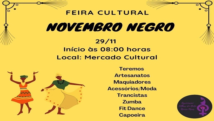 MERCADO CULTURAL: Feira Novembro Negro acontece no próximo domingo (29)