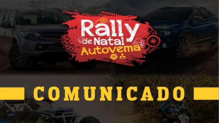 COMUNICADO: Primeiro Rally de Natal Autovema é adiado em Porto Velho