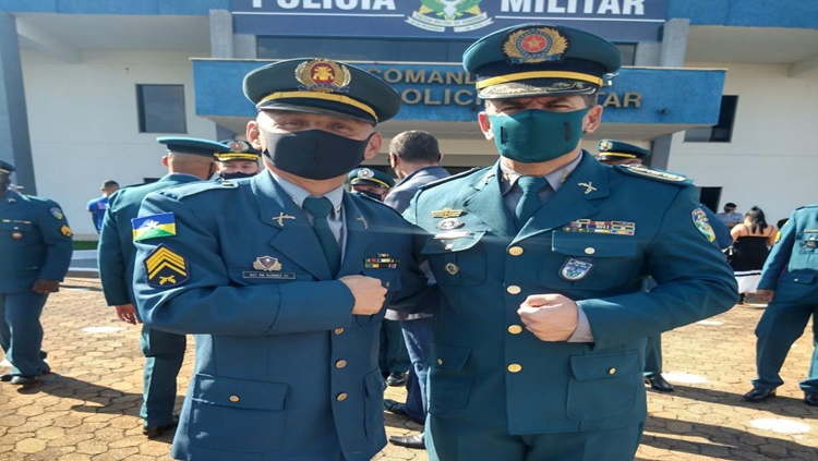 COMBATENTE: Sargento Gusmão é promovido durante formatura no Comando Geral da PM