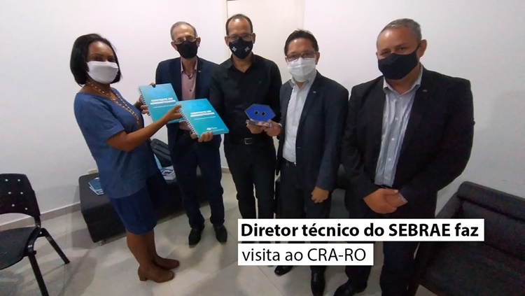 UNIÃO: Diretor técnico do Sebrae faz visita ao Conselho Regional de Administração/RO