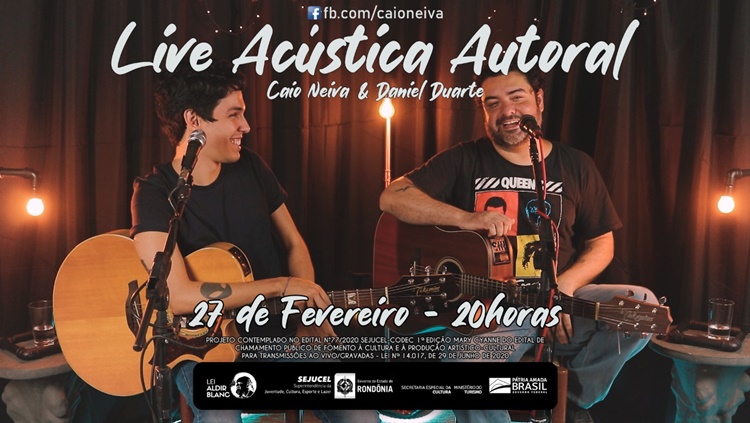 ACÚSTICO AUTORAL: Músicos de Porto Velho realizam Live contando suas histórias musicais