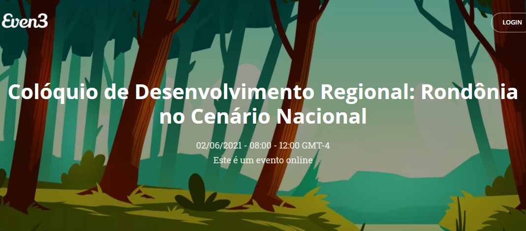 ABERTAS: Inscrições para o Colóquio de Desenvolvimento Regional: RO no Cenário Nacional