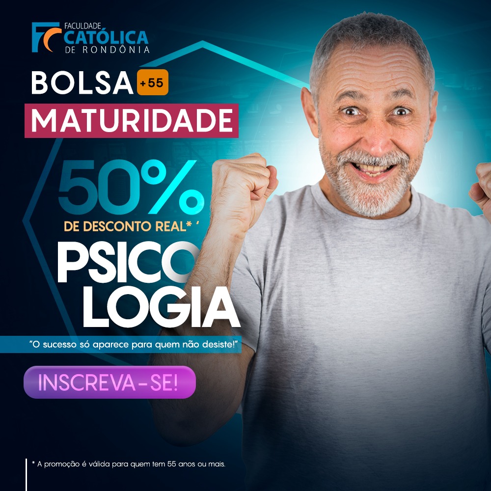 Católica oferece “Bolsa Maturidade” com desconto de 50% nas mensalidades