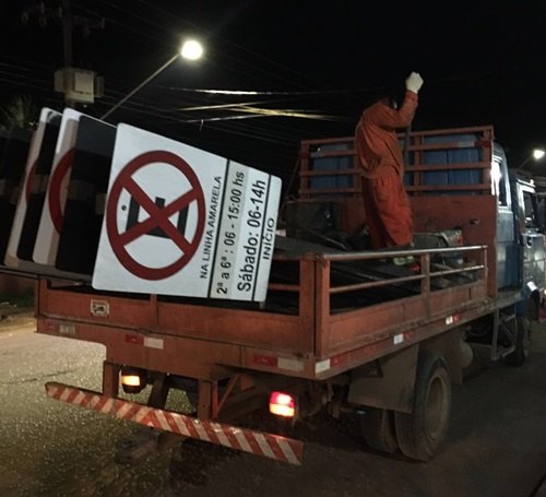 ACABOU – Faixa de ônibus é extinta na Calama, estacionamento é liberado - VÍDEO